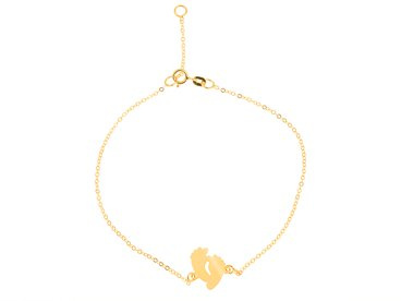 Bransoletka Stópki Złoto pr. 333 PREZENT