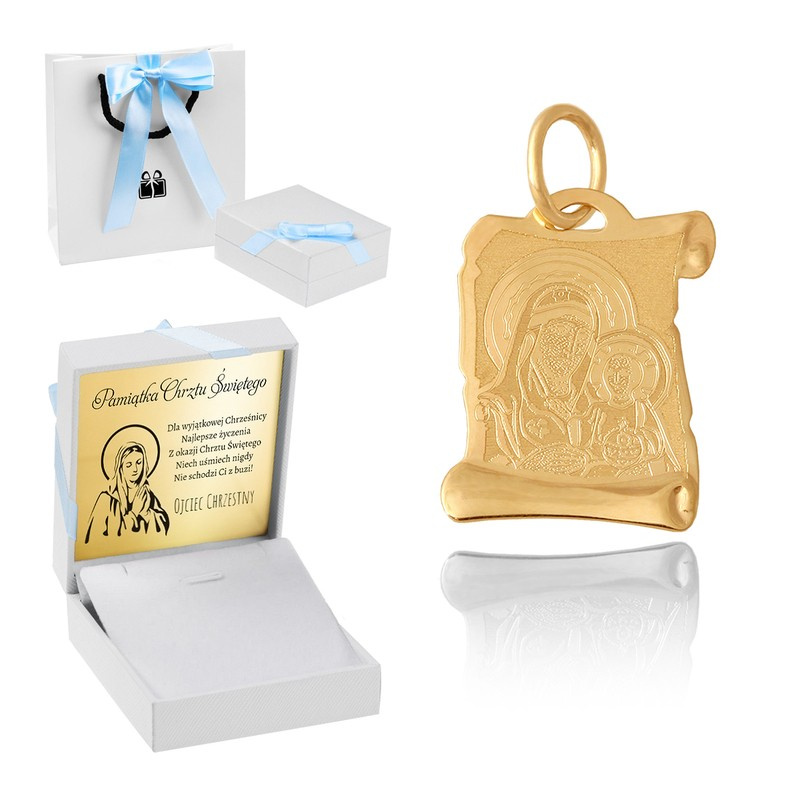 Zawieszka złota chłopiec / pr. 585