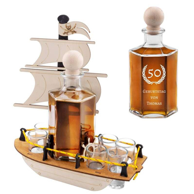 Komplet do whisky 7-częściowy Karafka i szklanki 