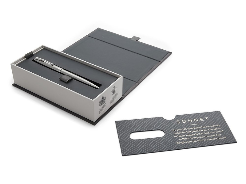 Parker SONNET CT Długopis Stainless Steel w eleeganckim etui