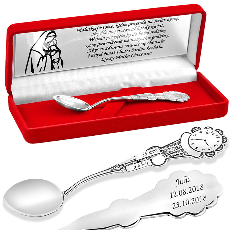 Łyżeczka Srebrna 925