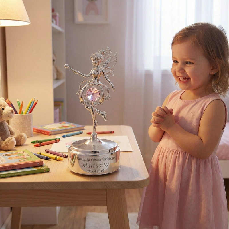 Mała Pozytywka Dziewczynka Elf Swarovski