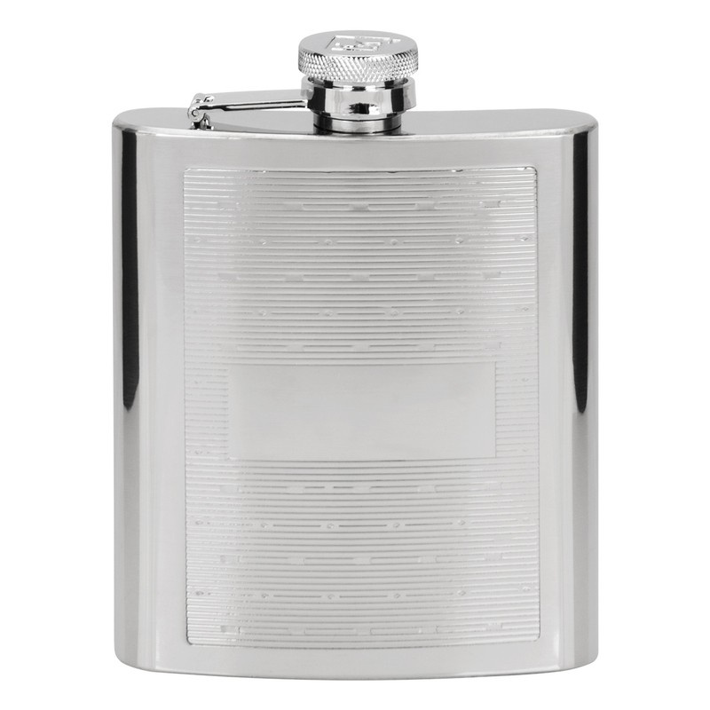 Piersiówka stalowa na prezent 240 ml