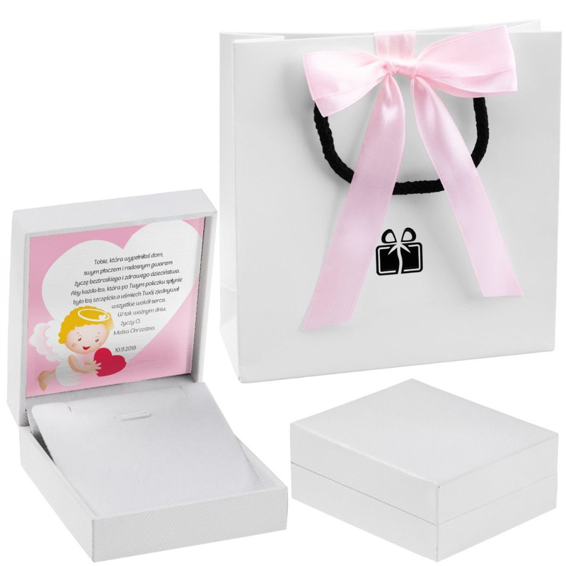 Pudełko etui dedykacja zdjęcie biżuteria 