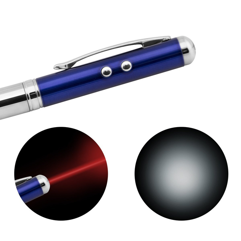 Długopis ze wskaźnikiem laserowym Supreme 4 w 1