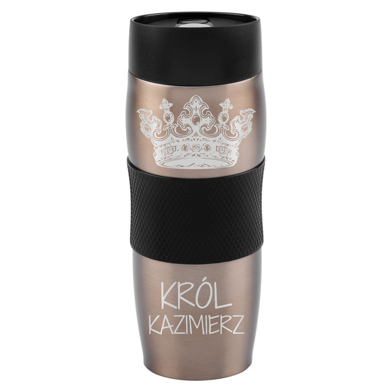 Kubek termiczny 350 ml Brązowy Metaliczny