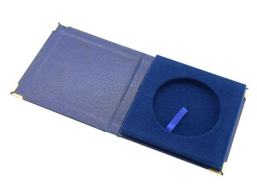 Etui SAMETI do medali 70 mm granatowe