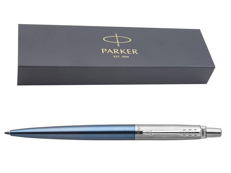 Długopis PARKER Jotter stalowy CT Waterloo Blue
