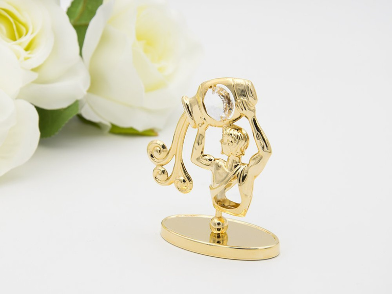 Wodnik zodiak figurka z kryształami Swarovski 
