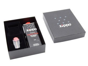 Pudełko do zapalniczki ZIPPO + Benzyna i Kamienie