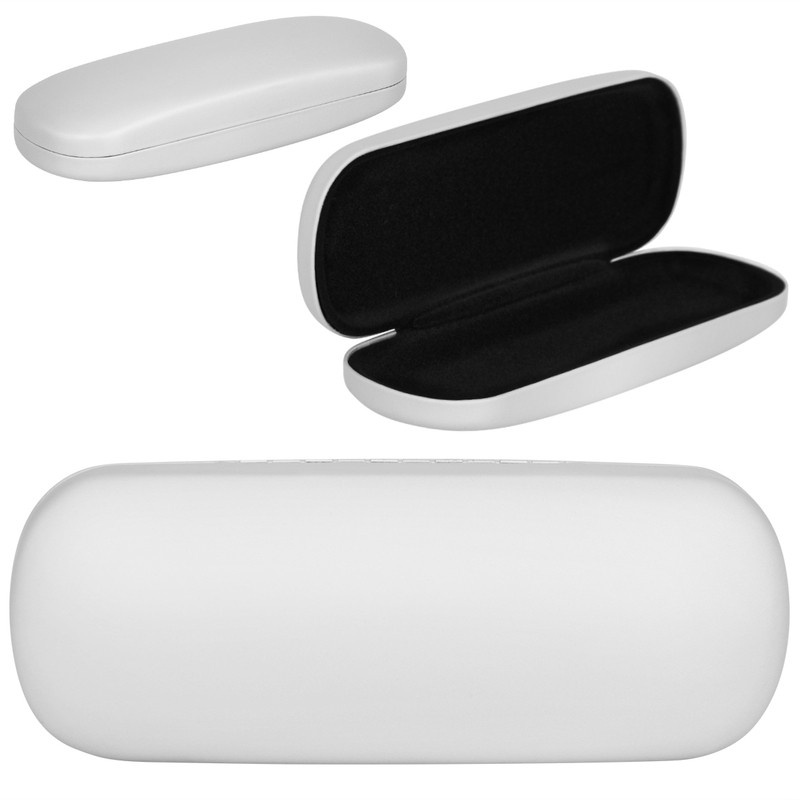 Etui futerał na okulary / srebrne