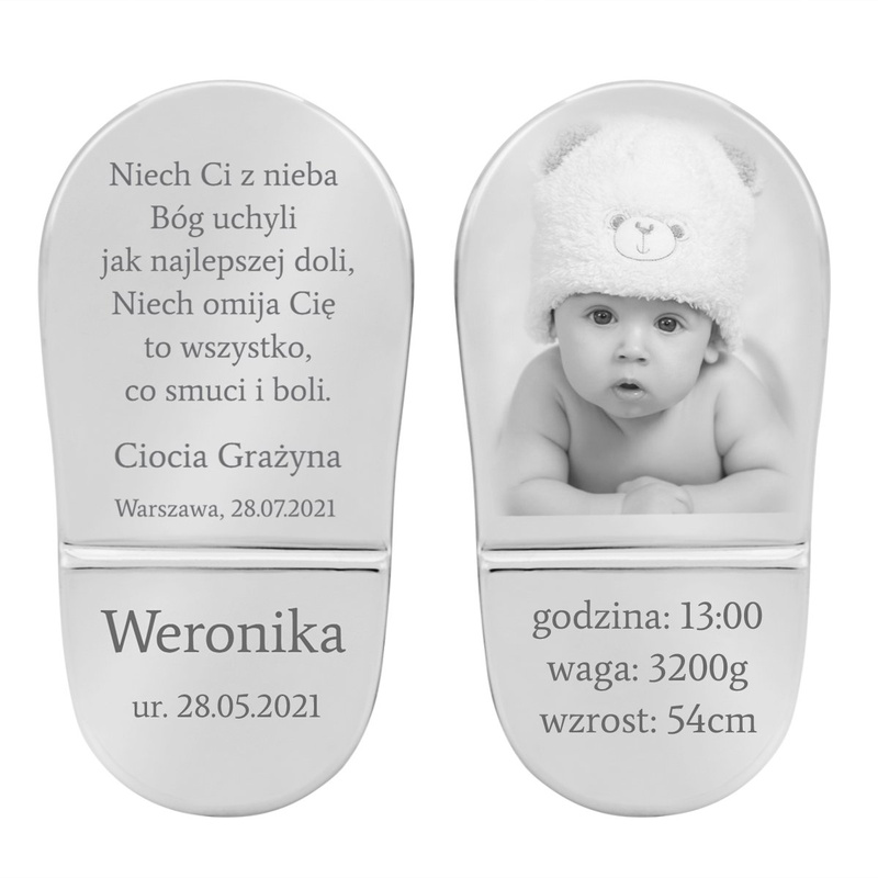 Buciki Swarovski Platerowane Srebrem Róż