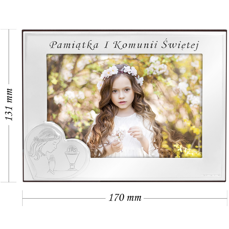 Ramka na zdjęcie I Komunia Św. dla Dziewczynki