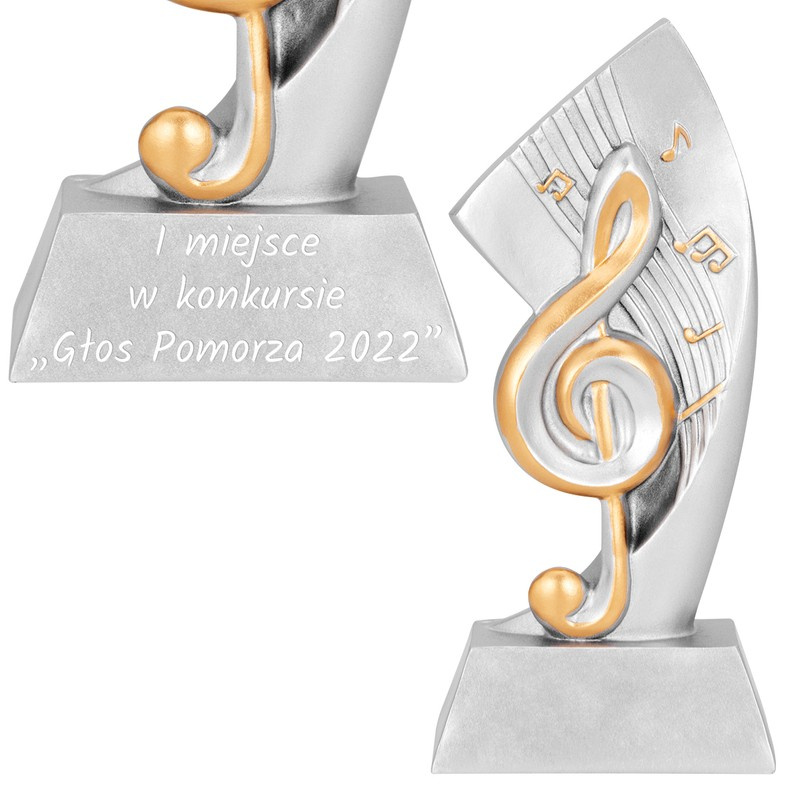 Figurka Muzyka / Nagroda w konkursie muzycznym.