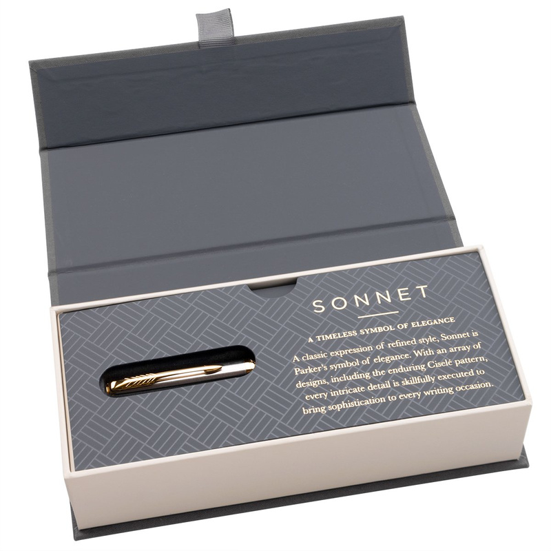Parker SONNET GT Długopis Stainless Steel w eleganckim etui