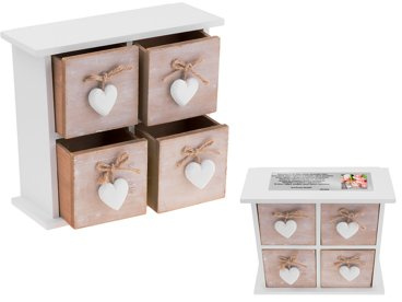 Prowansalska Szkatułka Retro DREWNO