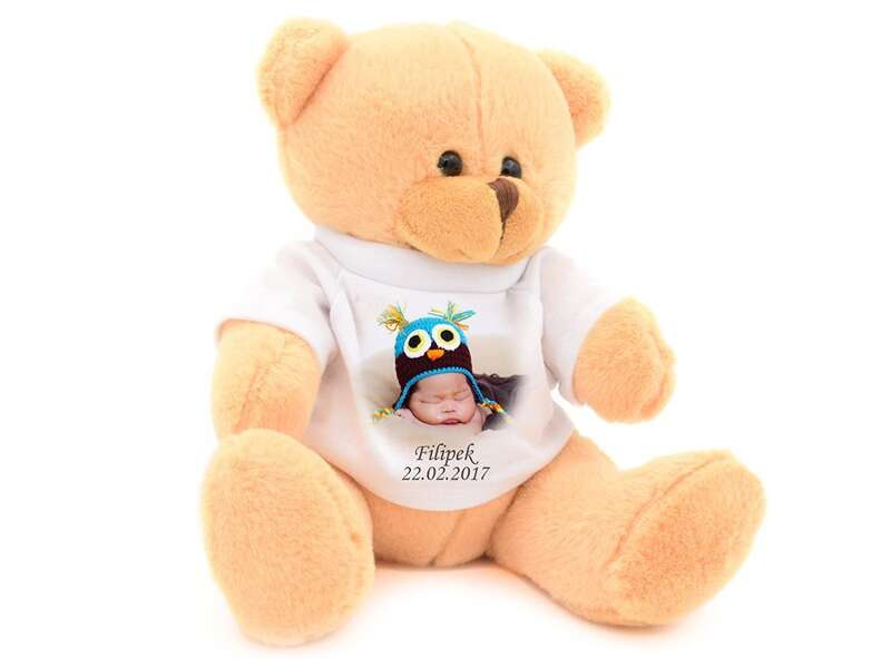 Miodowy miś z koszulką 