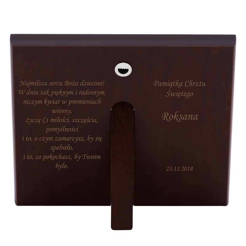 Obrazek Anioł Stróż 12x20 cm chrzest roczek Prezent