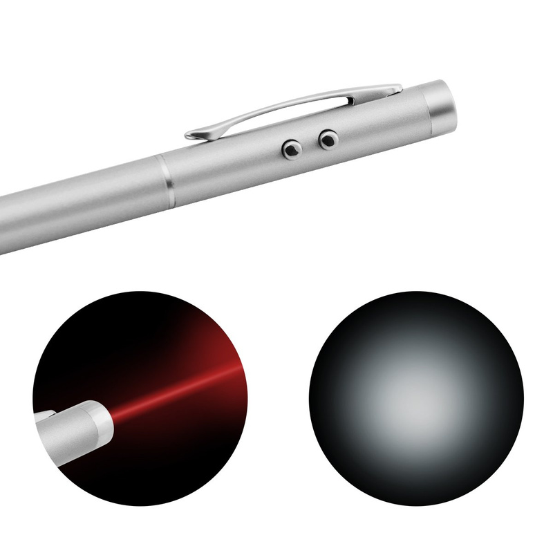 Długopis ze wskaźnikiem laserowym Combo 4 w 1
