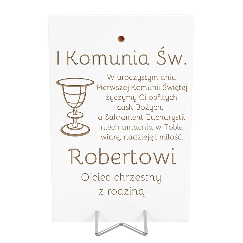 Obrazek - Pamiątka Pierwszej Komunii Świętej dla chłopca.