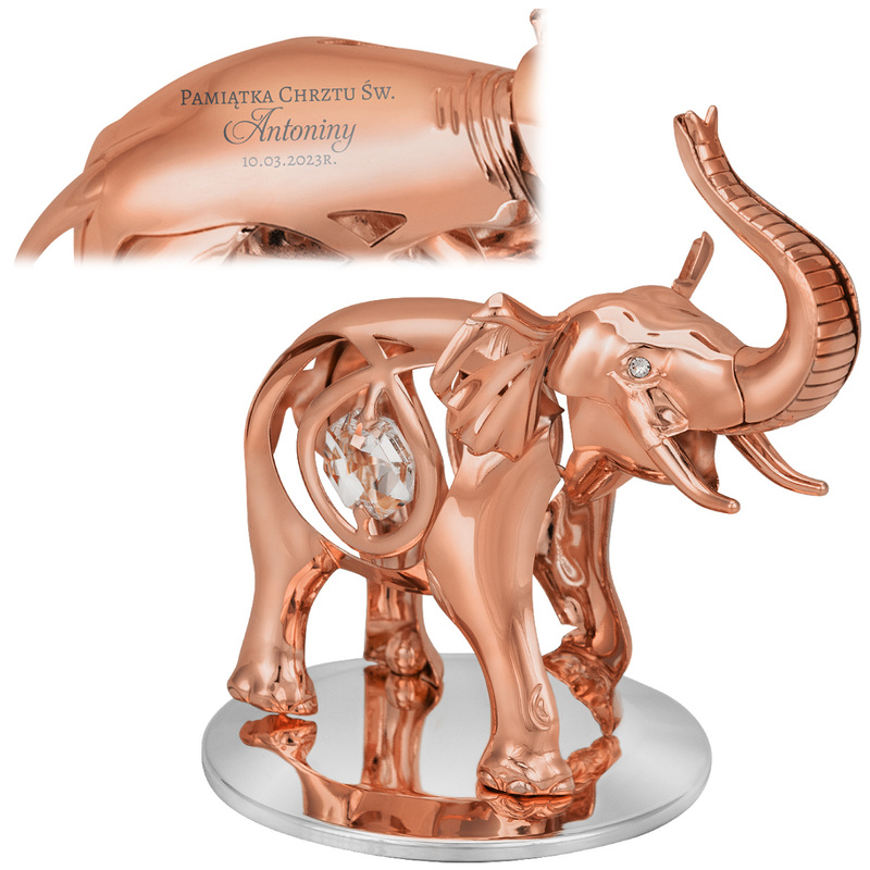Figurka z Aniołem Stróżem kryształy Swarovski