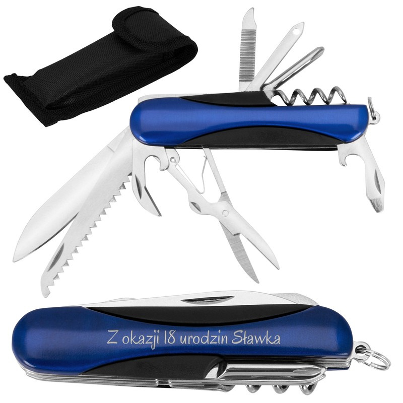 Scyzoryk wielofunkcyjny Kassel / niebieski