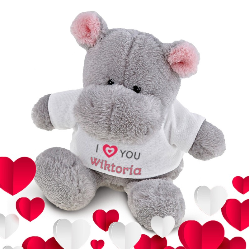 Hipopotam z koszulką 