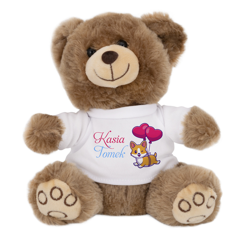 Maskotka brązowy Grizzly Urodziny Chrzest