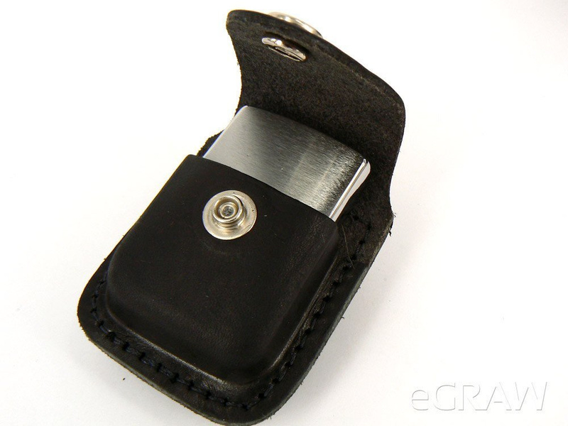 Pudełko do zapalniczki ZIPPO wraz z etui skórzanym