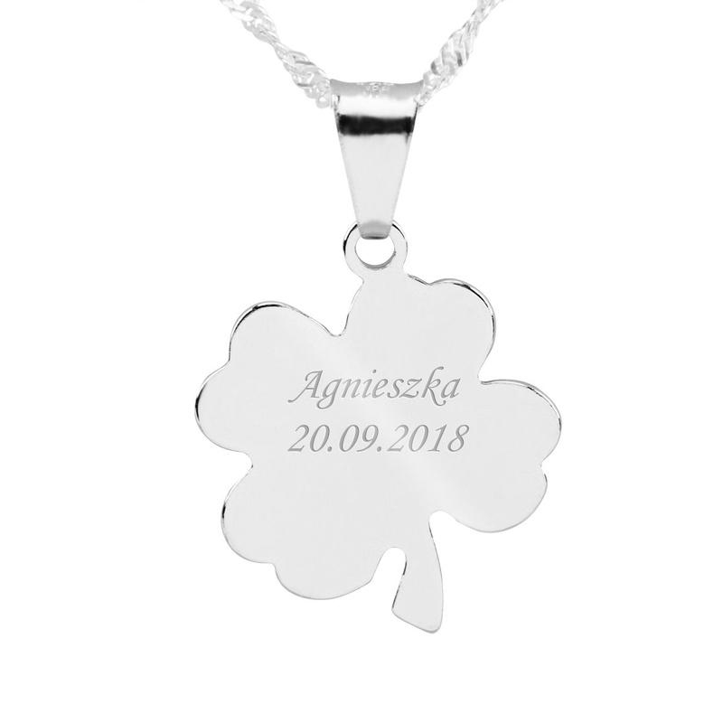Koniczynka zawieszka SREBRO 925