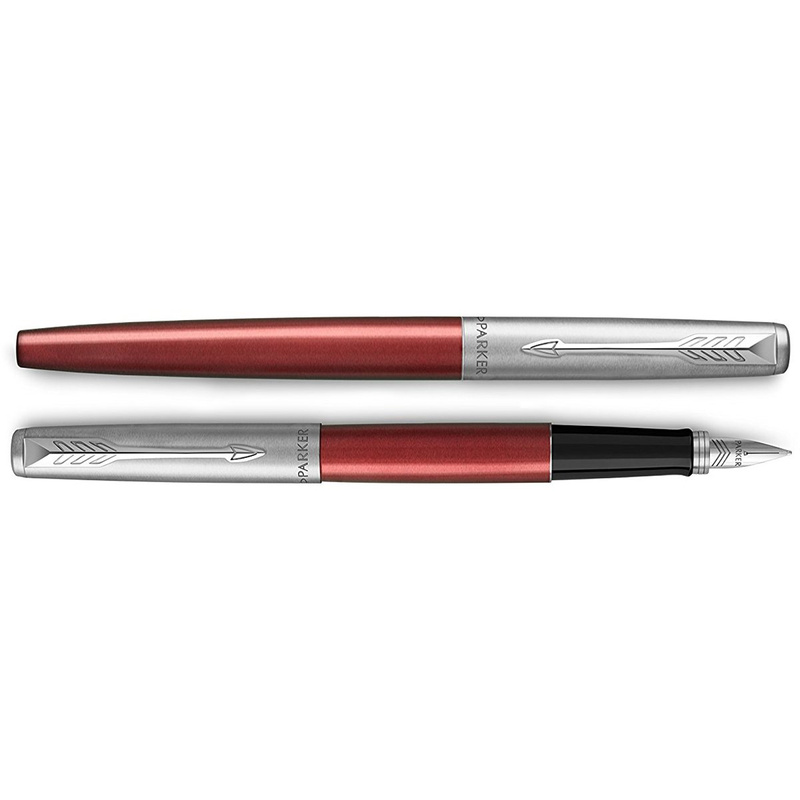 Pióro wieczne Jotter Parker stalowe Czerwone CT