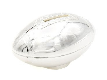 Skarbonka w kształcie piłki do Rugby