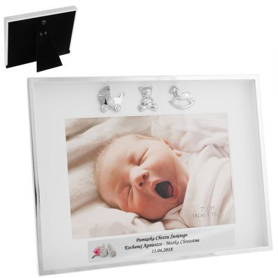 Ramka Na Zdjęcie 3 ikony Miś Wózek Konik