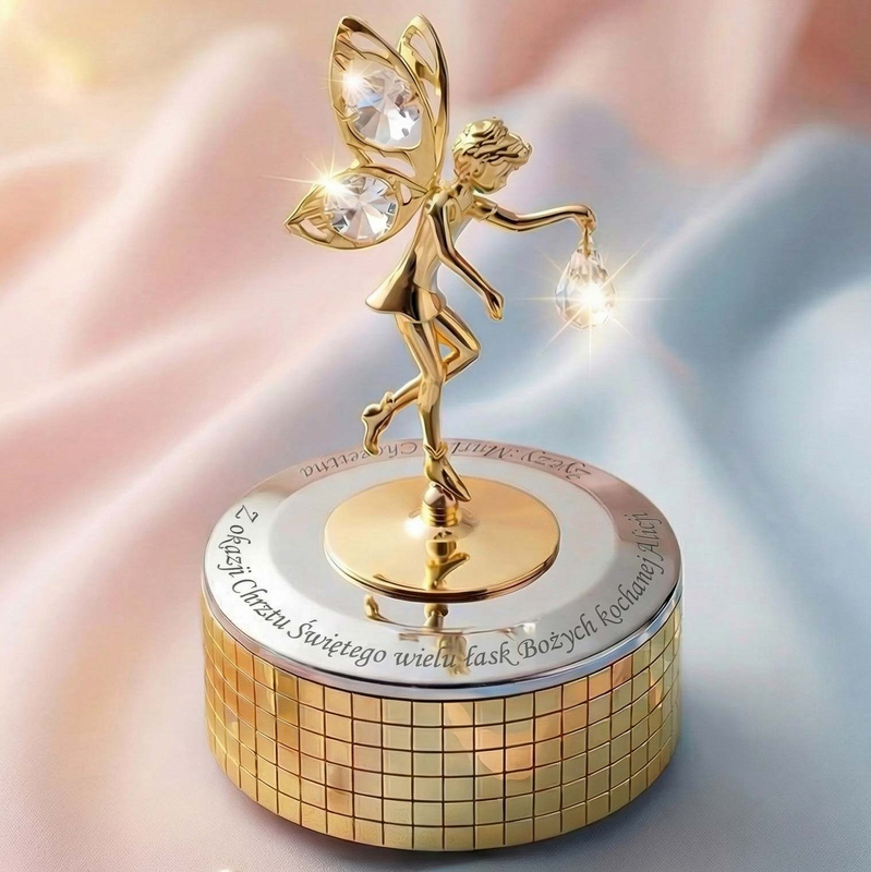 ELF Pozytywka Swarovski na Chrzest