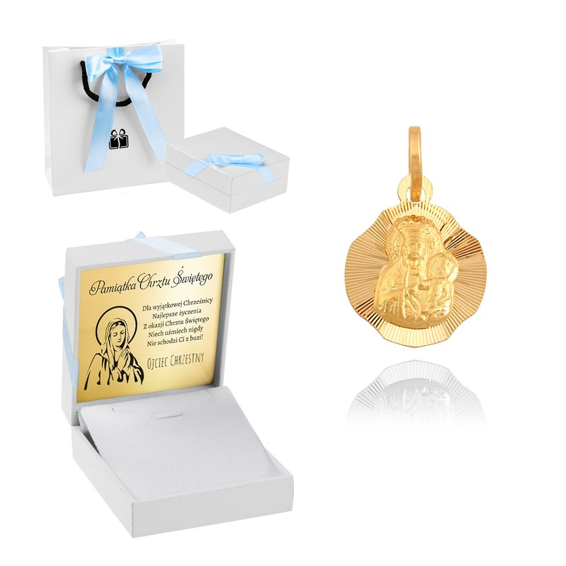 Zawieszka złota chłopiec / pr. 585