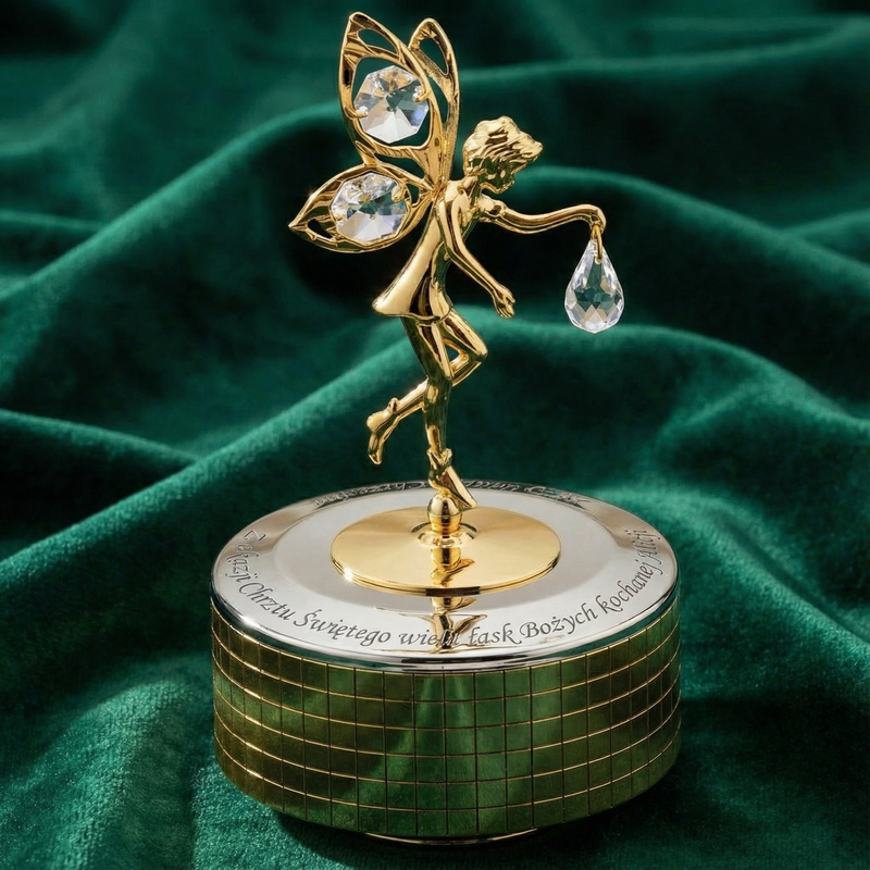 ELF Pozytywka Swarovski na Chrzest