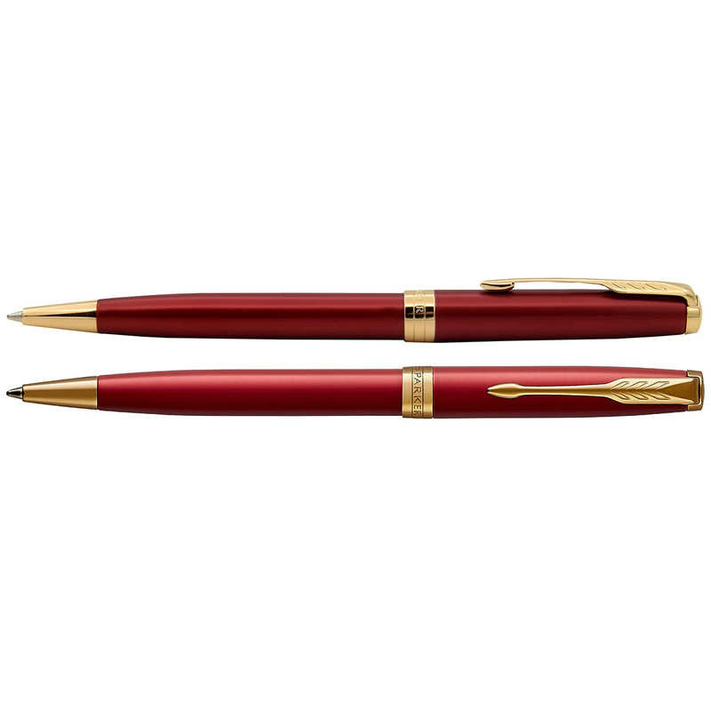 Parker SONNET GT Długopis Red Lacquer w eleeganckim etui