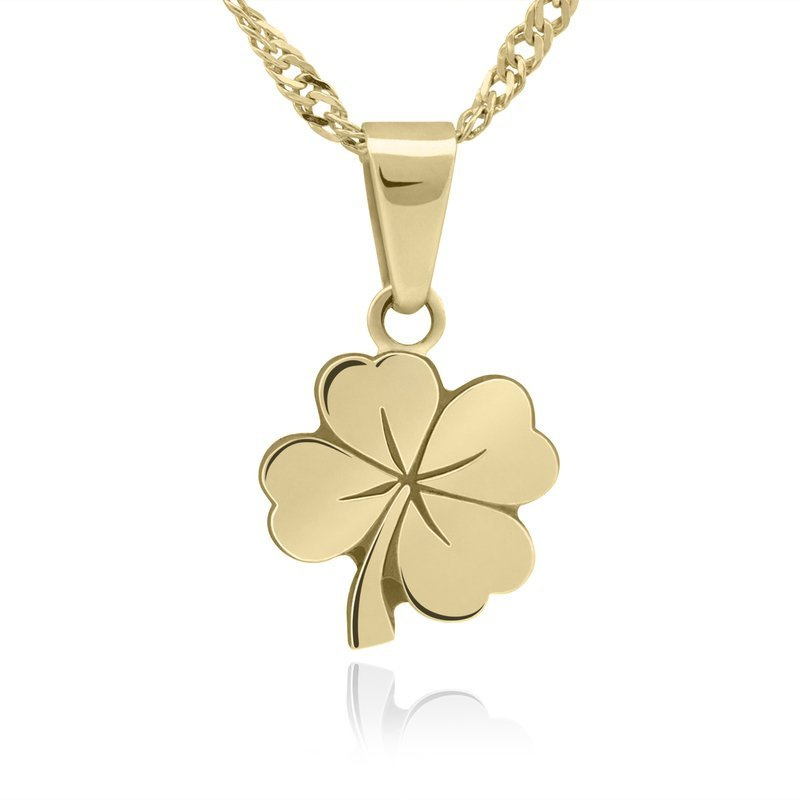 Złoty Wisiorek Koniczynka pr. 585