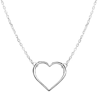 Srebrny Naszyjnik pr. 925 Serce