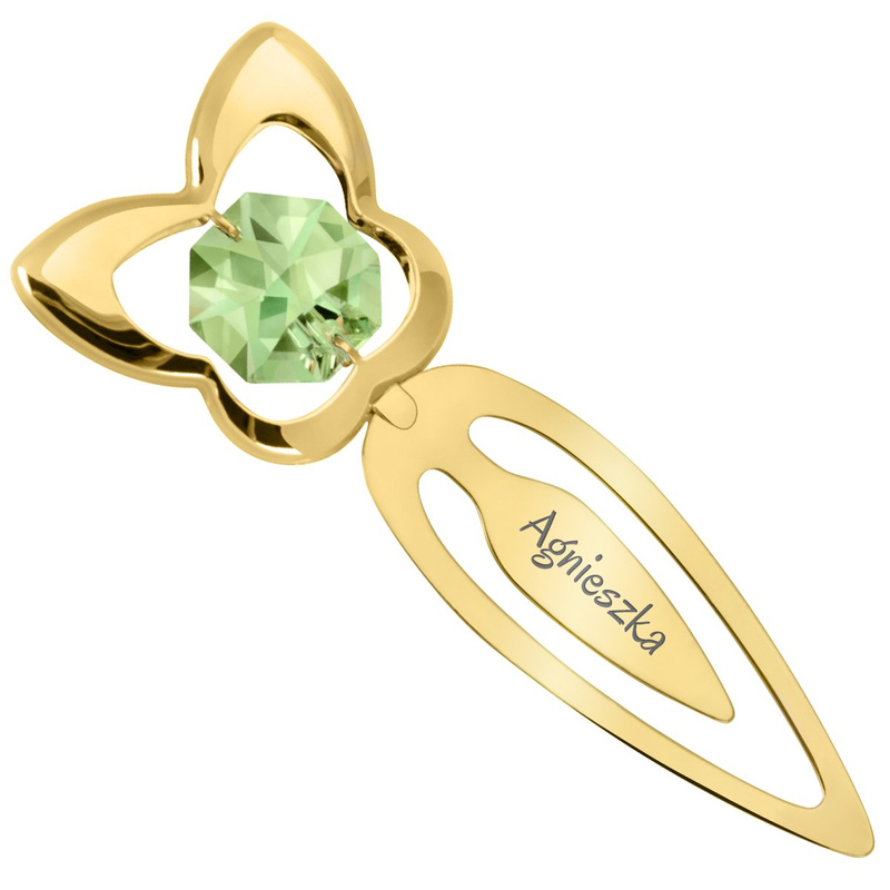 Zakładka do książki motyl Swarovski Prezent