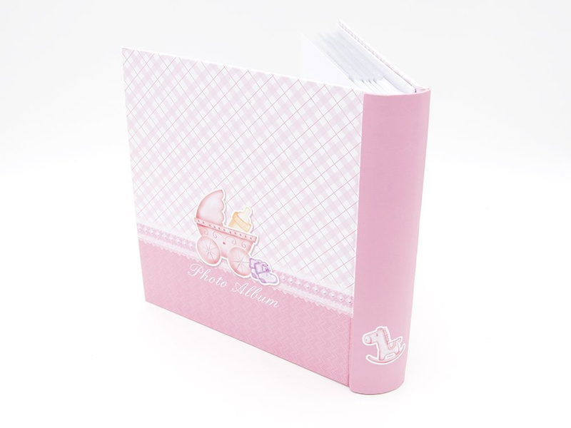Album buciki 10 x15 prezent na chrzest z grawerem