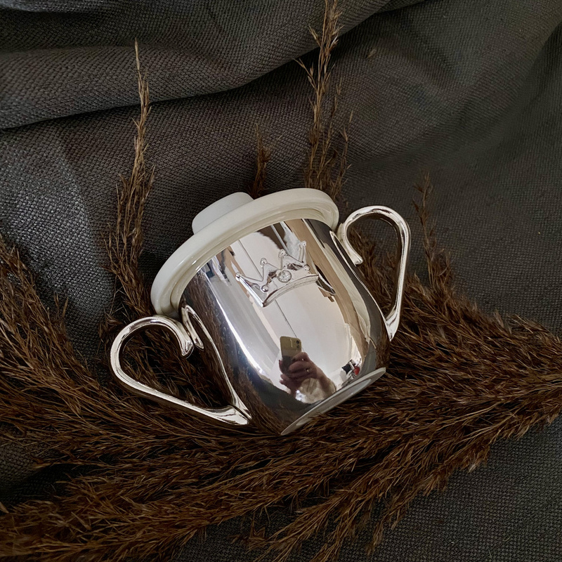 Posrebrzane Sztućce Kubek Princess