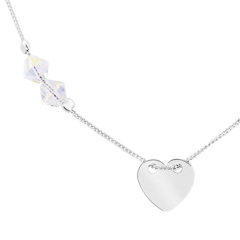 Srebrny Naszyjnik pr. 925 Serce