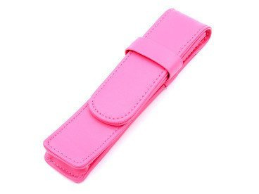 Etui z naturalnej skóry różowe