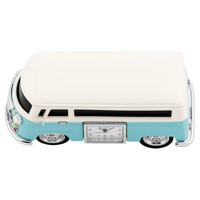 Zegar Camper Van Ogórek Niebieski