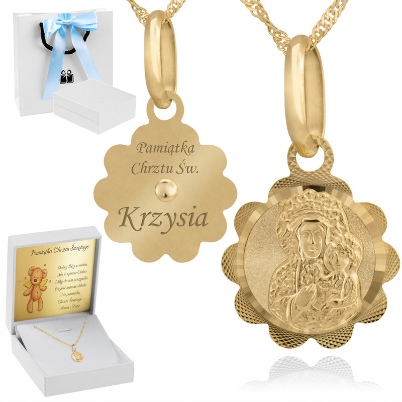 Medalik Matka Boska Częstochowska pr. 585