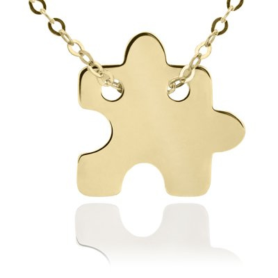 Złoty Naszyjnik pr. 333 Puzzel