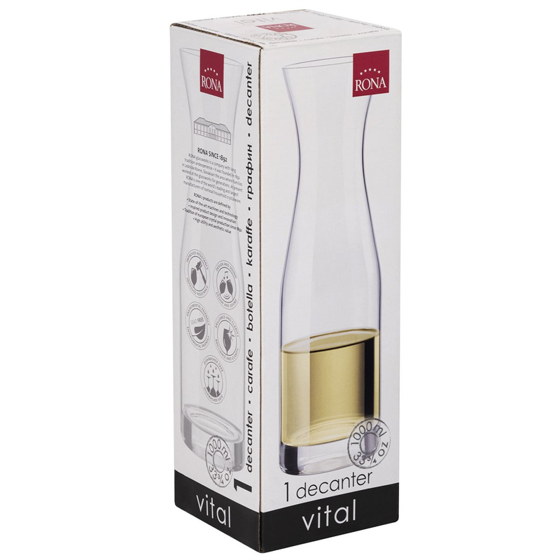 Szklana karafka Rona Vital Dekanter 1000 ml