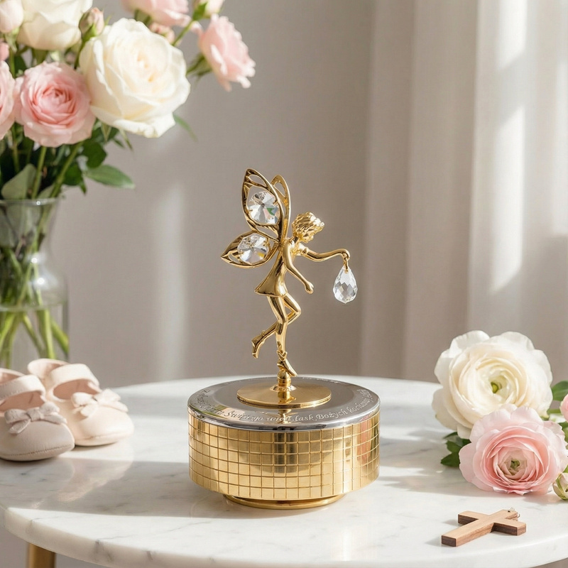 ELF Pozytywka Swarovski na Chrzest