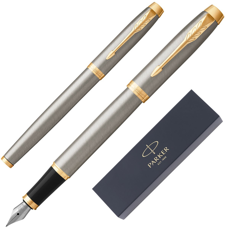Parker IM BRUSHED Pióro wieczne Etui